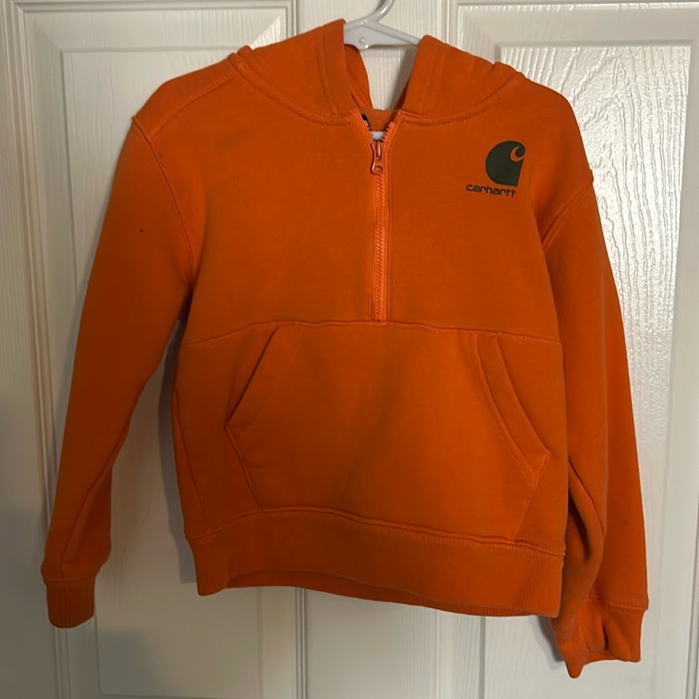 Boys Carhartt 4T orange hoodie